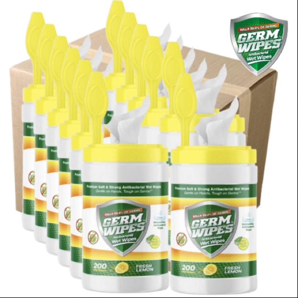 2,400 Antibacterial Sanitizing Hand Wipes